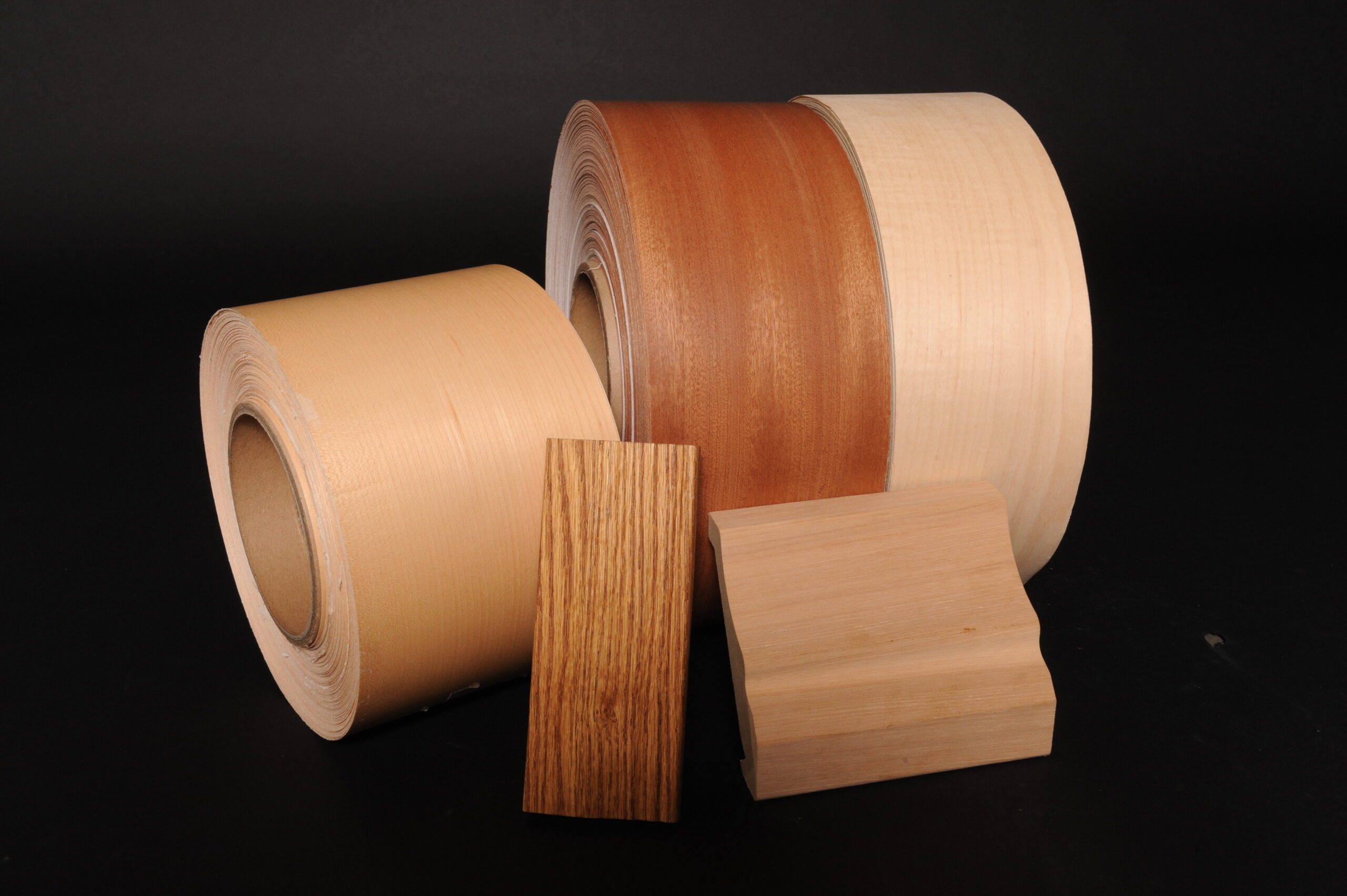 Rolls of profile wrap edge banding